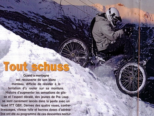 You are currently viewing BIKE MAGAZINE…QBX TOUT SCHUSS À PRALOUP