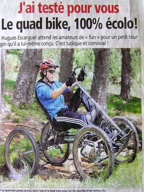 Lire la suite à propos de l’article LE QUADBIKE, 100% ECOLO…!!!